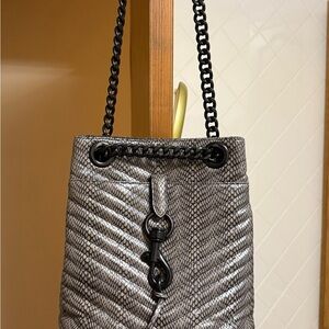 Rebecca MinkoffGray Quilted Shoulder Bag
